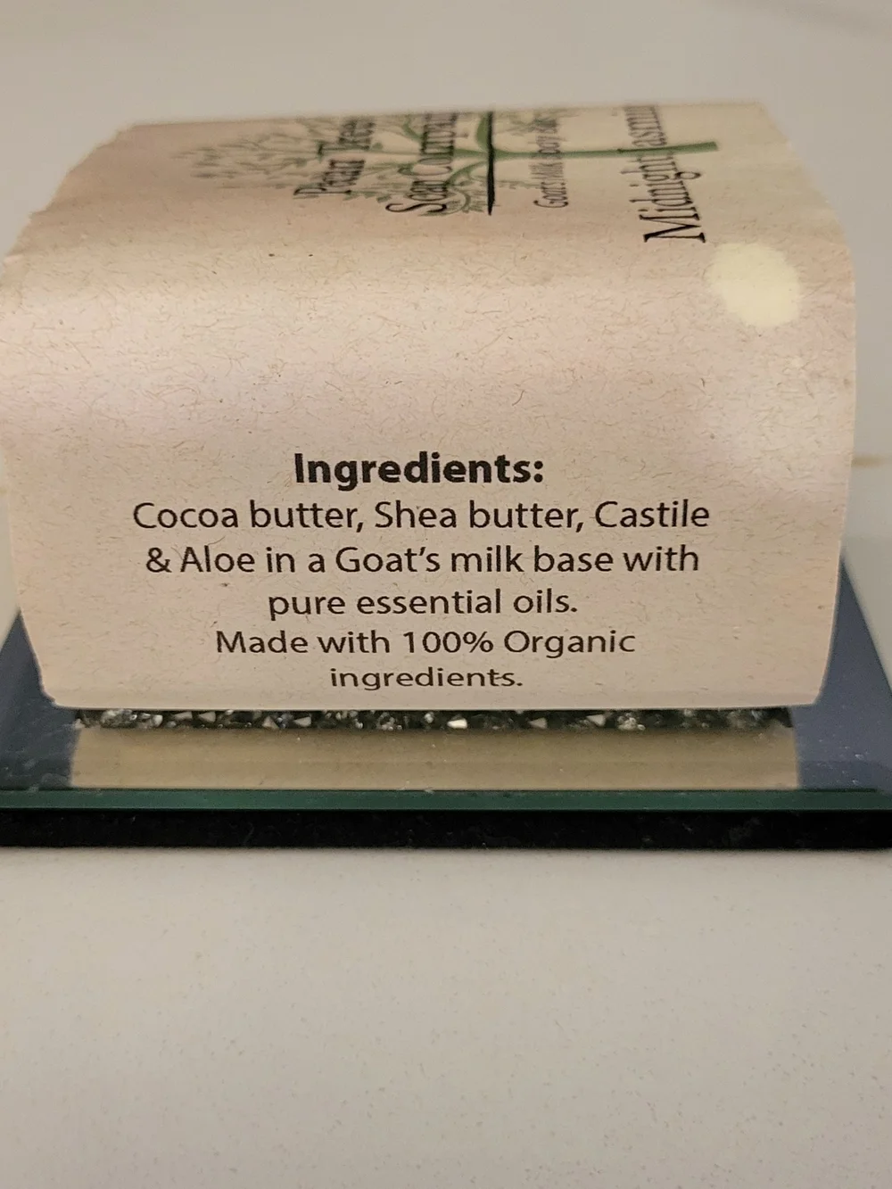 Pecan Tree Soap Company Midnight Jasmine Goat's Milk Body Bar - Cream